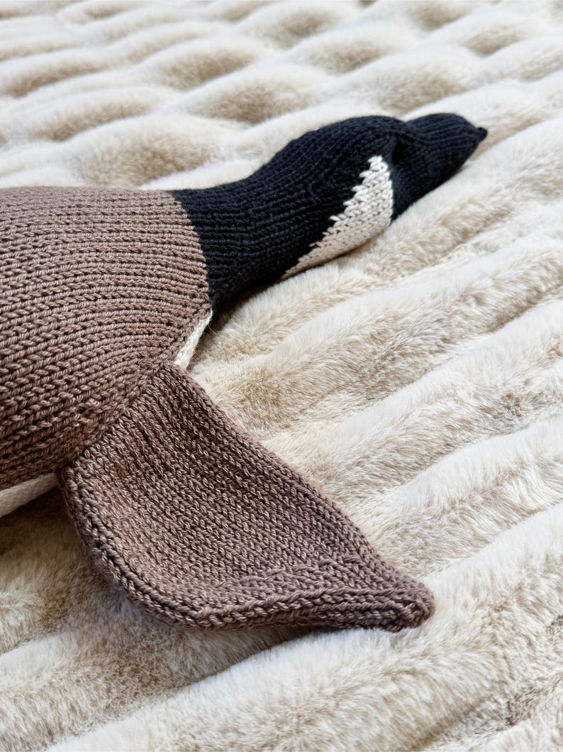 Knitting Pattern // Stuffed Goose Duck Animal Floppy Weighted Lovey // Silly Goose Pattern PDF image 13