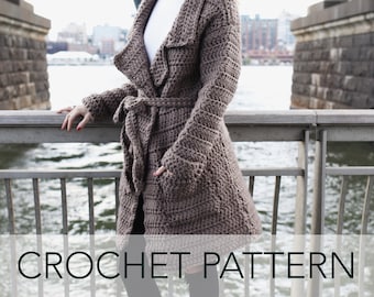 Crochet trench coat hotsell