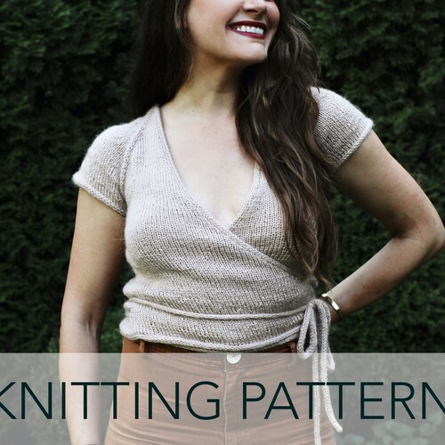 Knitting Pattern // Ballet Wrap Criss 