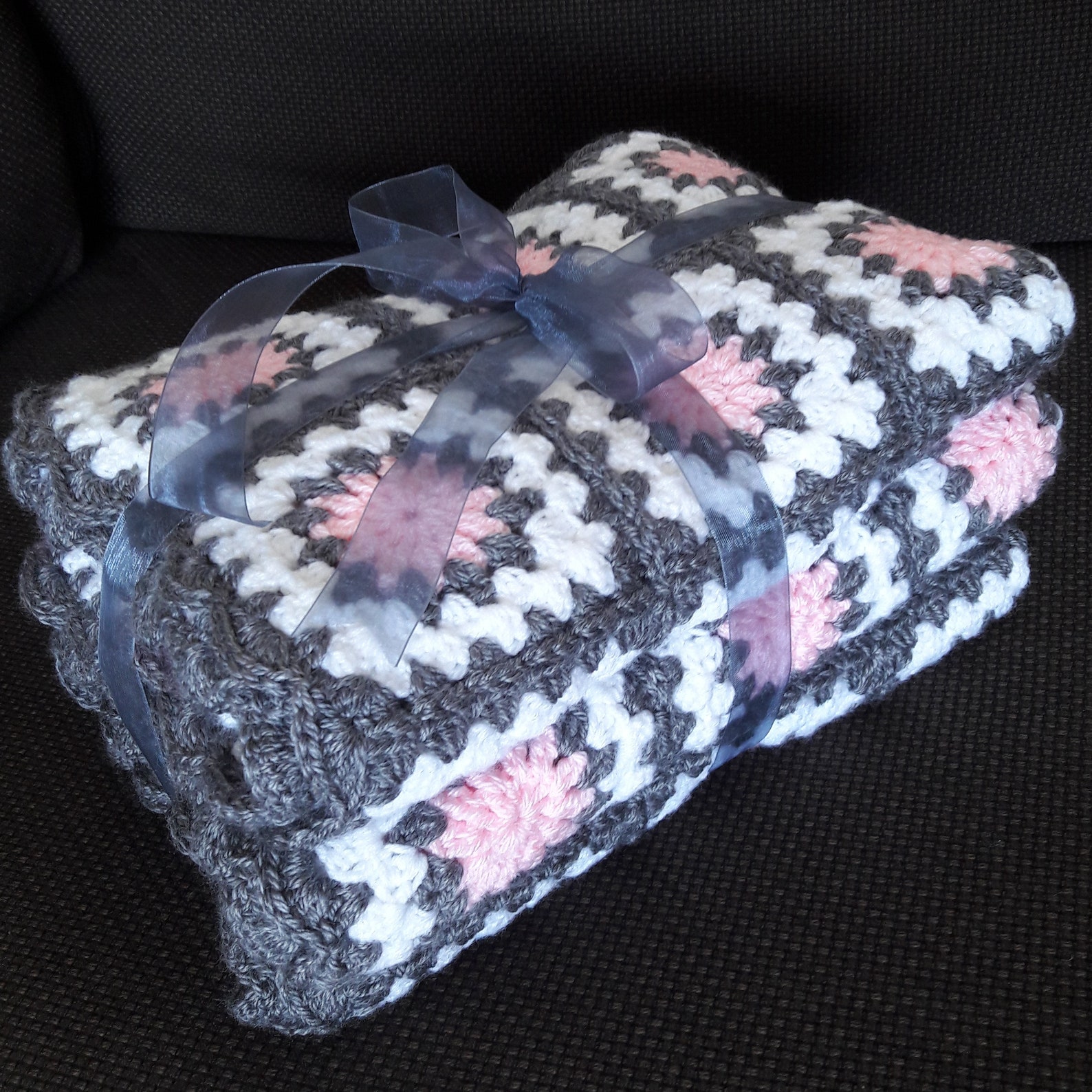 Grey Throw Pink Blanket Grey Throw Blanket Pink Throw Blanket Etsy