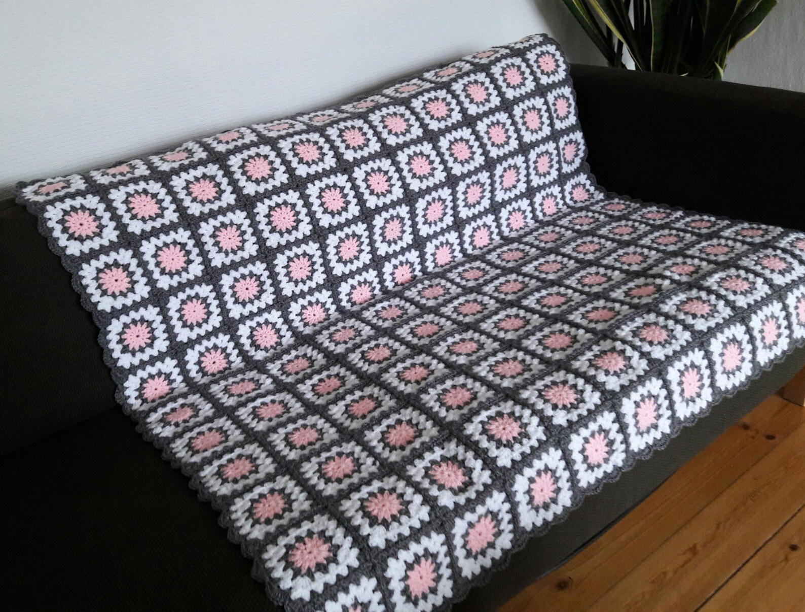 Grey Throw Pink Blanket Grey Throw Blanket Pink Throw Blanket Etsy