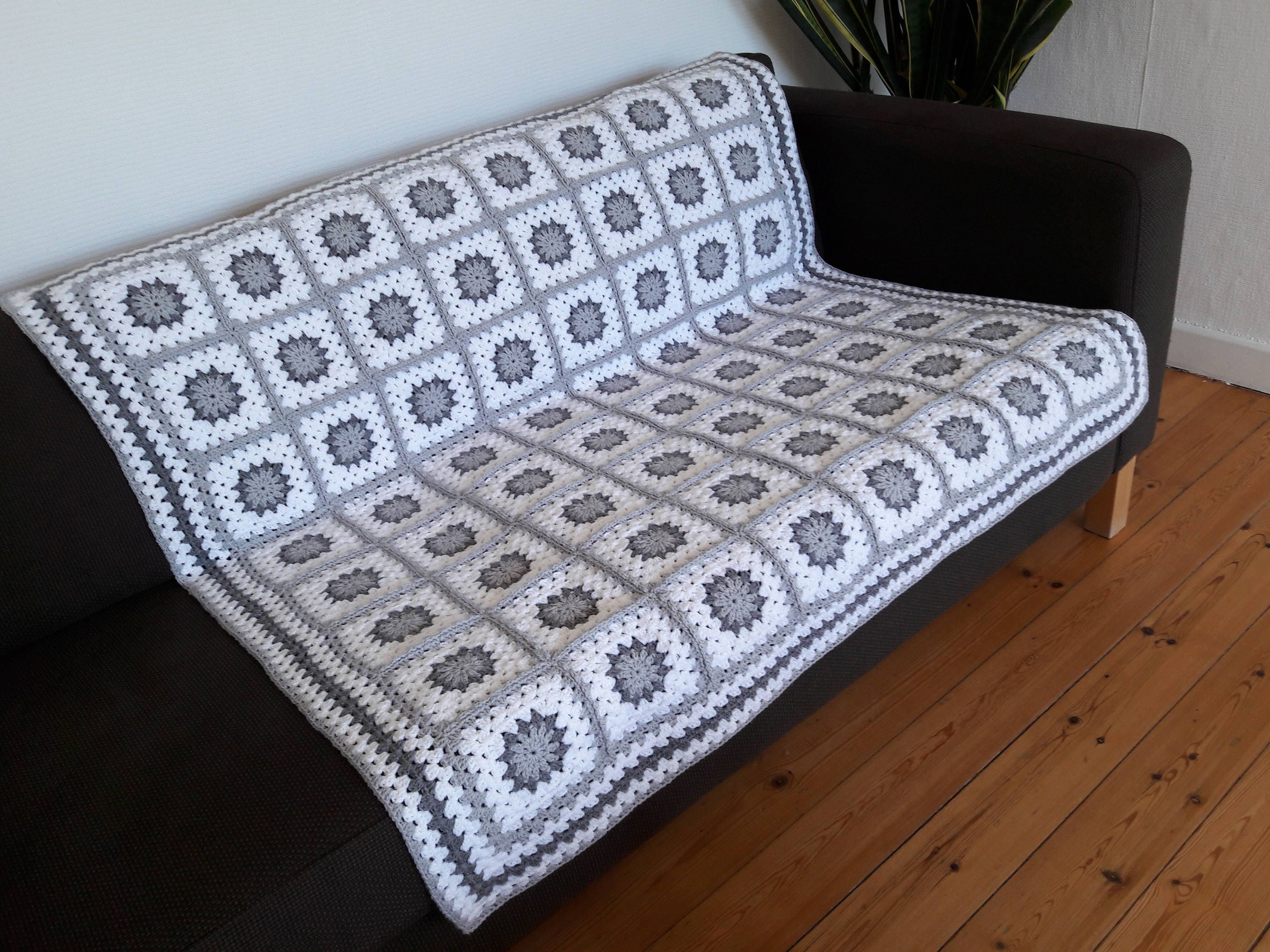 Throw Blanket Sofa Throw Blanket Grey Throw Blanket White Etsy