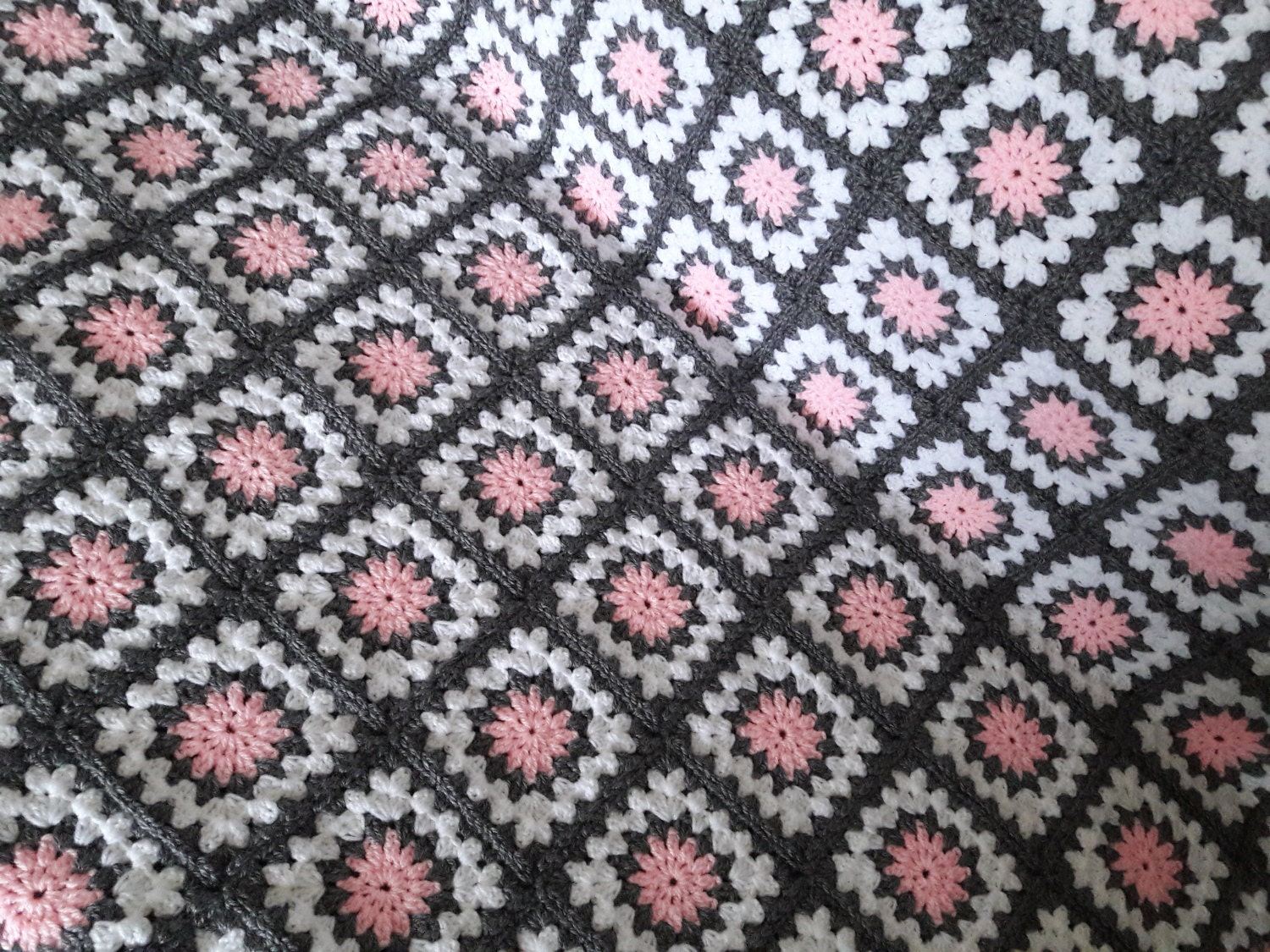 Grey Throw Pink Blanket Grey Throw Blanket Pink Throw Blanket Etsy