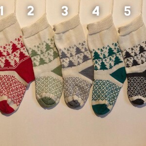 Weihnachtsstrumpf personalisierte stricken Wollstrumpf benutzerdefinierte Strick weißen Strumpf Baumstrumpf