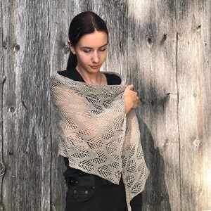 Brown scarf, cotton shawl, bridesmaid stole, wedding shawl, sheer lace stole, boho shawl , beatch wedding scarf