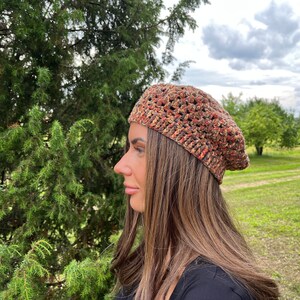 New! Cute red  Rainbow crochet  women  hat, multicolored autumn, wool winter  beret, sun hat, wool  beret, women gift, Christmas gift