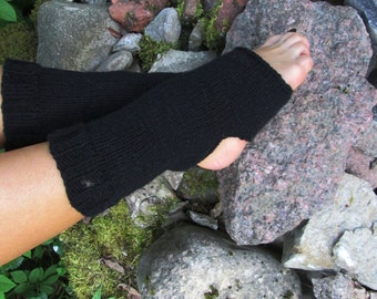 Black socks, Knitted Yoga Socks, Pedicure Socks, Toeless Socks, Knitted Spats, Flip Flop Socks, Piyo Socks, Yoga Wear, Hand Knit Dance Socks