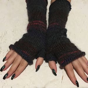 new women gift gloves,  Fingerless gloves, Mittens Long Arm Warmers, Boho Glove, Christmas gift