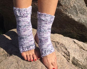 Knit Yoga Socks, Hand Knit Pilates Socks,  multicolor  Socks,Dance Socks Slipper Socks Women  Socks  Colorful Hipster  active wear