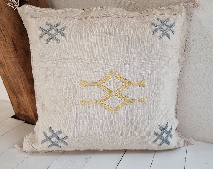 Featured listing image: Sabra cactus silk pillow vegan silk cushion KU149