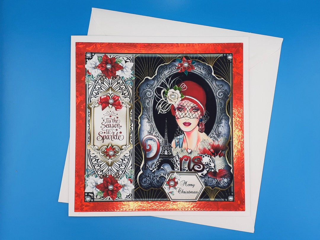 Art Deco Chrstmas Cards - Prntable Cards - View #12