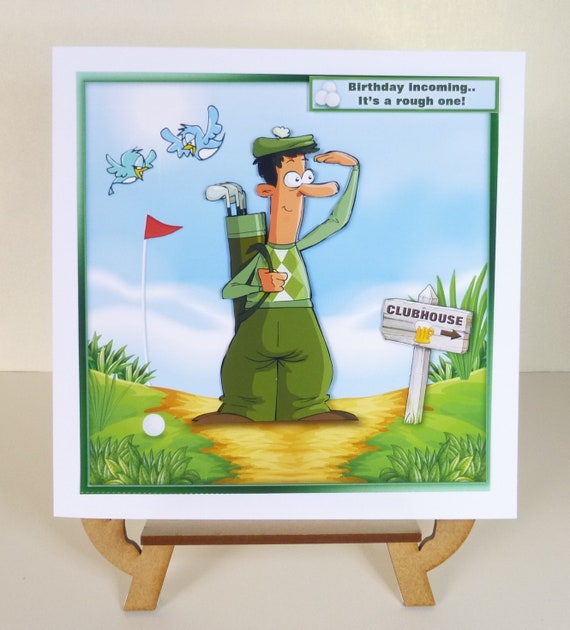 Golf Birthday Carddad-father-brother-son-grandson-son-in-law - Etsy Golf Birthday Carddad-father-brother-son-grandson-son-in-law - Etsy