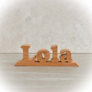 Wooden Name Signs Freestanding Personalised