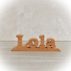 Personalised Wooden Name Sign