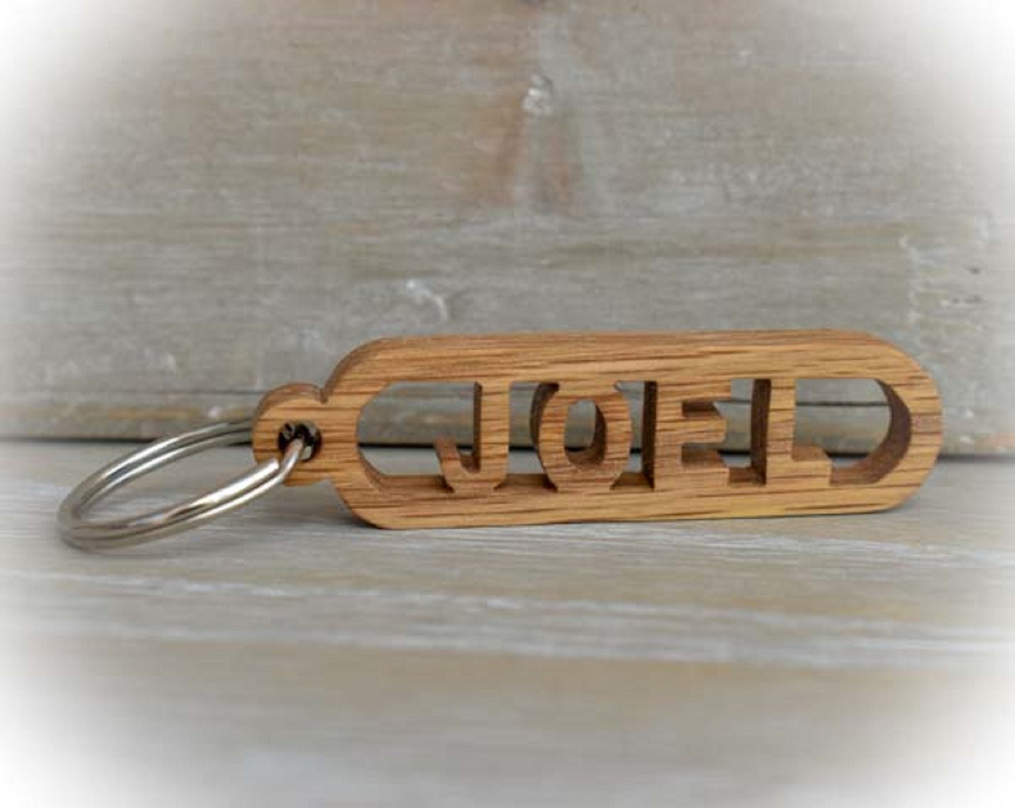Wooden Keyring Personalised Etsy UK
