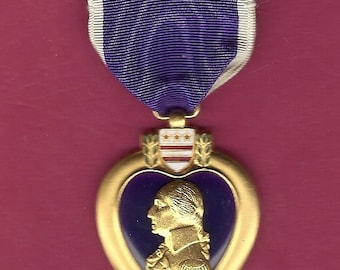 WW2 WWII Vintage US Purple Heart Medal