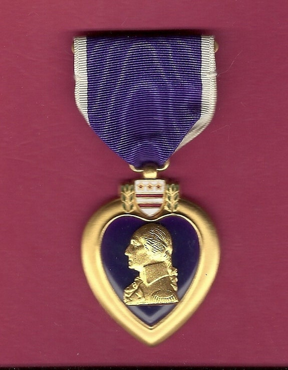 WW2 WWII Vintage US Purple Heart Medal Etsy