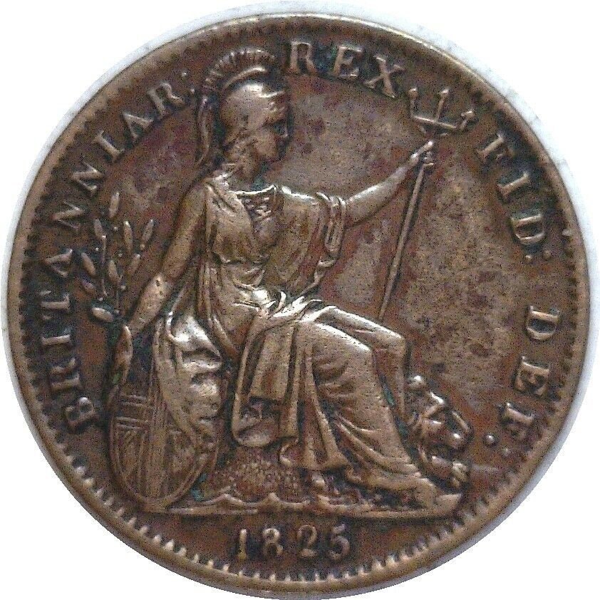 1825 Great Britain King George III Copper Coin - Etsy