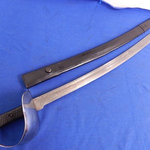 WW1 WWI 1917 US Navy Cutlass Sword with Scabbard