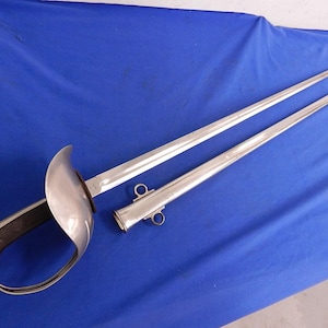 WW1 WWI US Patton Officers Cavalry Saber with Scabbard