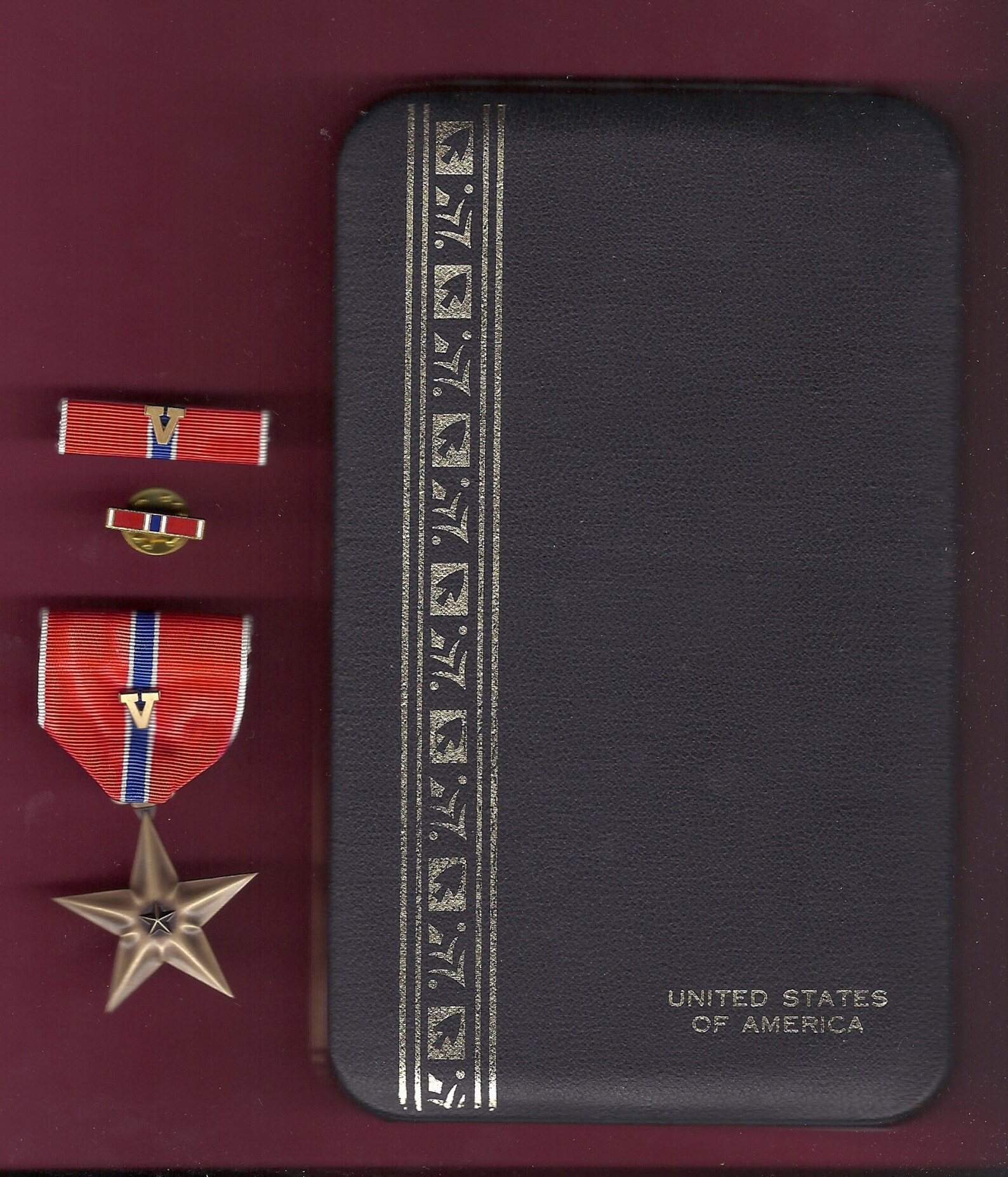 1990s US Bronze Star Medal With Case & V Device for Valor Etsy