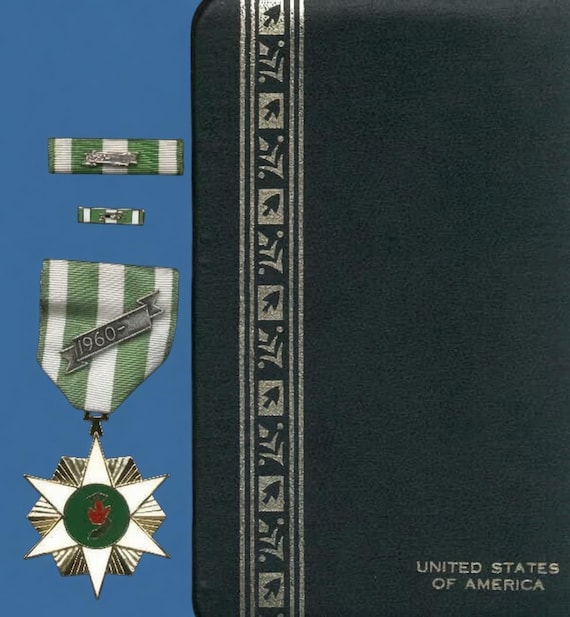 ベトナム戦線記念記章 ベトナム戦争 記念メダル アメリカ軍放出品 記章