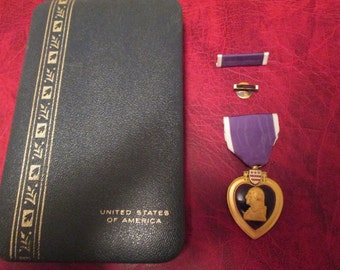 パープルハート勲章 PVC パッチ - アメリカ軍 - 陸軍、海軍、海兵隊