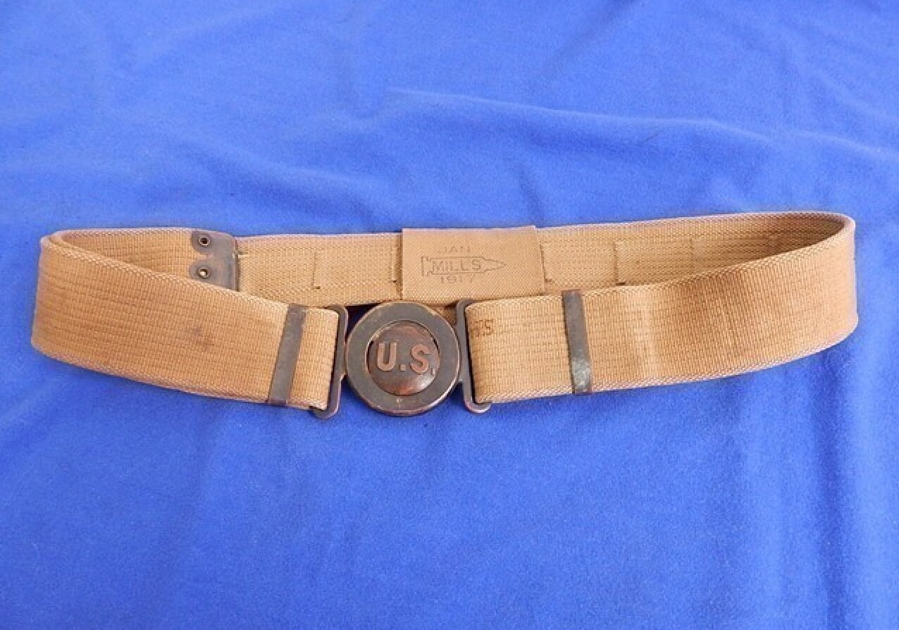 Vintage Moss Mills belt Very Rare Woven Mills Cavalry Cartridge Belt - (1866-1890  main image 2