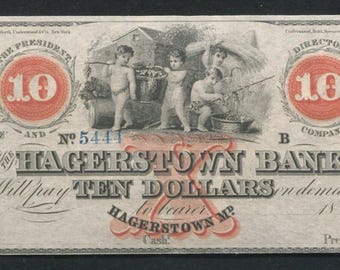 1874 年アンティーク 25 セント紙幣、アメリカ合衆国分数通貨、25