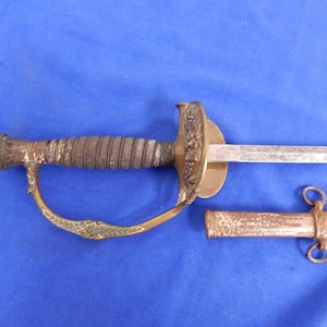 1870s-80s US Staff & Field Officers Sword with Scabbard