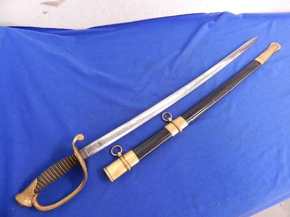 南北戦争時代の歩兵将校の鞘付き剣 - Etsy 日本