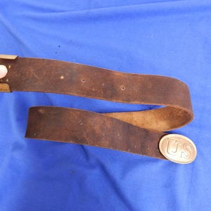 US Civil War Belt & Buckle