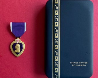 US Purple Heart Medal with Case