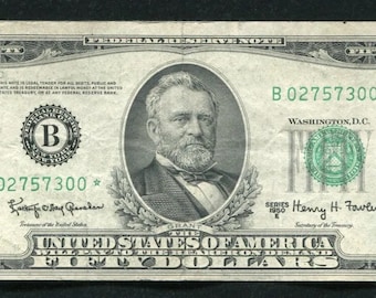 1950 Amerikaanse 50 dollar Federal Reserve bankbiljetgeldvaluta met Amerikaanse subsidie