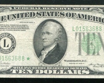 WW1 WWI VS 1918 Eén dollar Federal Reserve bankbiljetgeldvaluta met George Washington