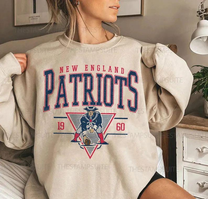 Patriots sweatshirt vintage sale