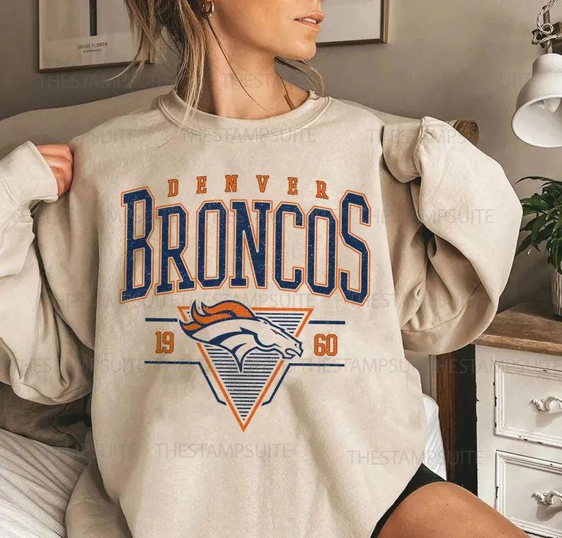 Broncos crewneck sweatshirt new arrivals