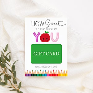 Titulaire de la carte-cadeau d'appréciation de l'enseignant Enseignant imprimable Cadeau de remerciement Cadeau de fin d'année scolaire Merci Cadeau d'anniversaire de l'enseignant Cadeaux de l'éducateur