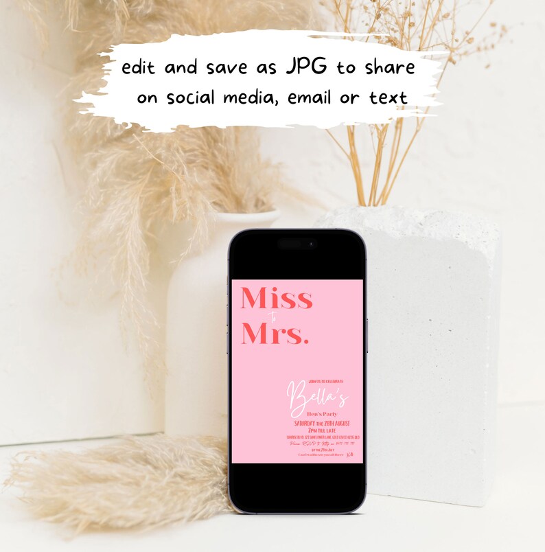 Hens Party Invitation Bridal Shower Invite Bachelorette Etsy