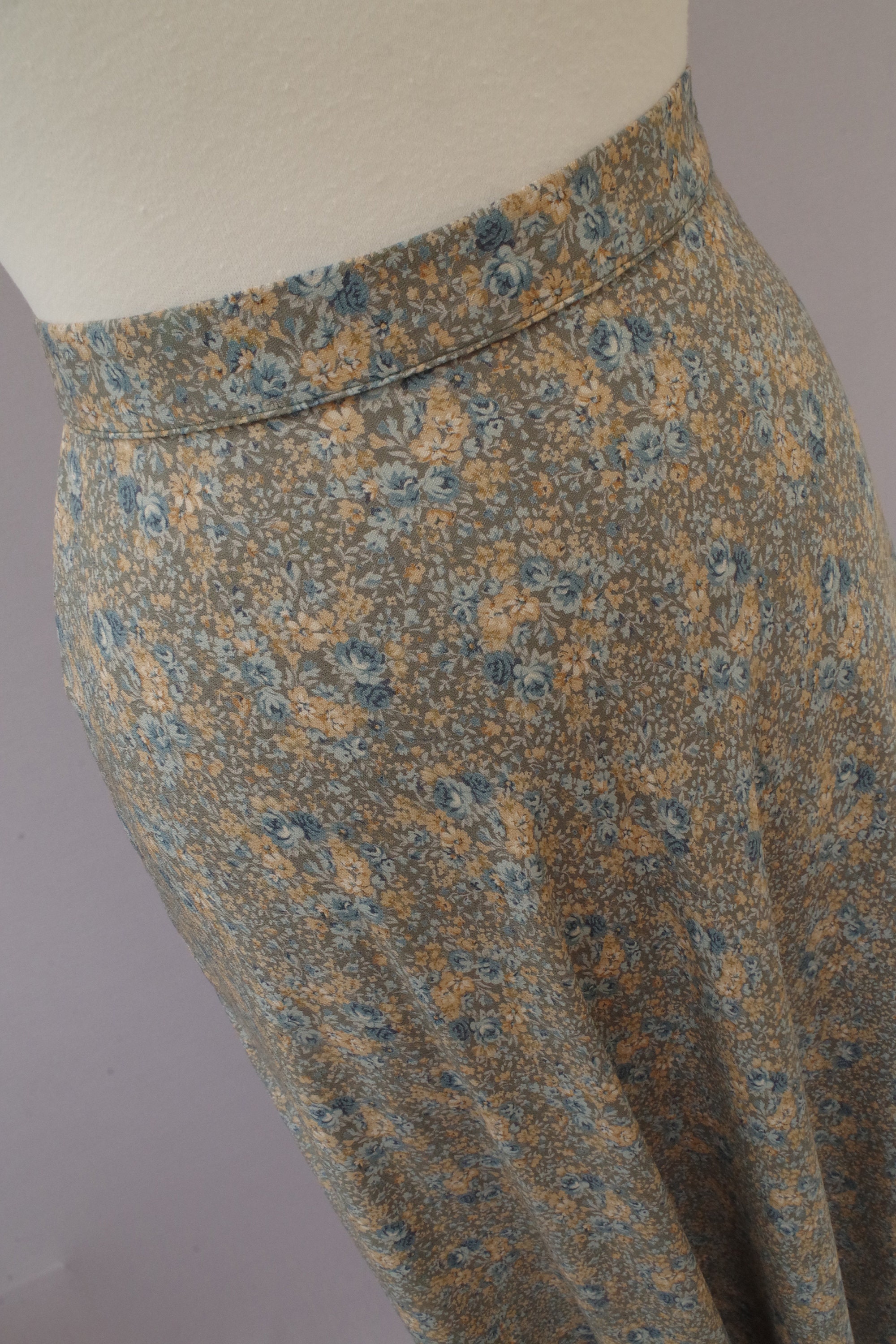 Laura Ashley Vintage Skirt UK 10 Full Floral 1980s - Etsy