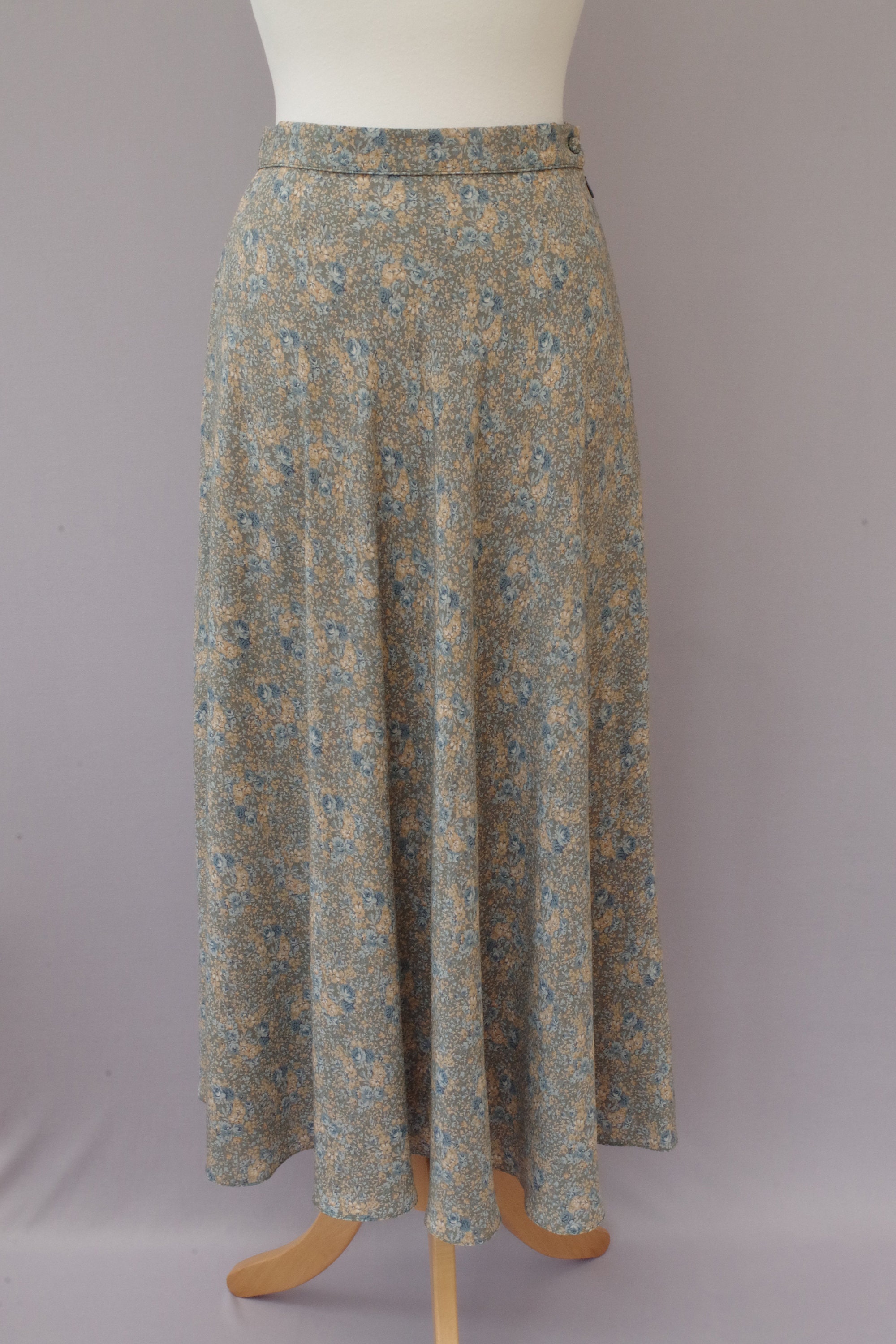 Laura Ashley Vintage Skirt UK 10 Full Floral 1980s - Etsy