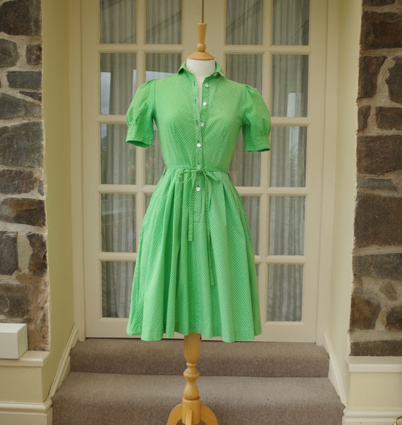 Vintage Laura Ashley Dress Size Extra Small 1960s