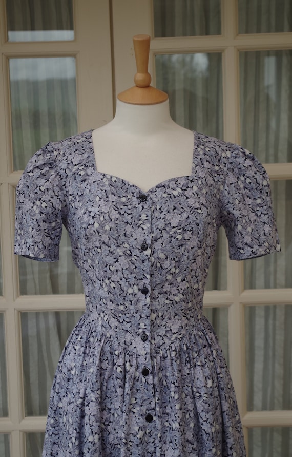 Vintage Laura Ashley Dress Size UK 12 EU 38 US 8 1
