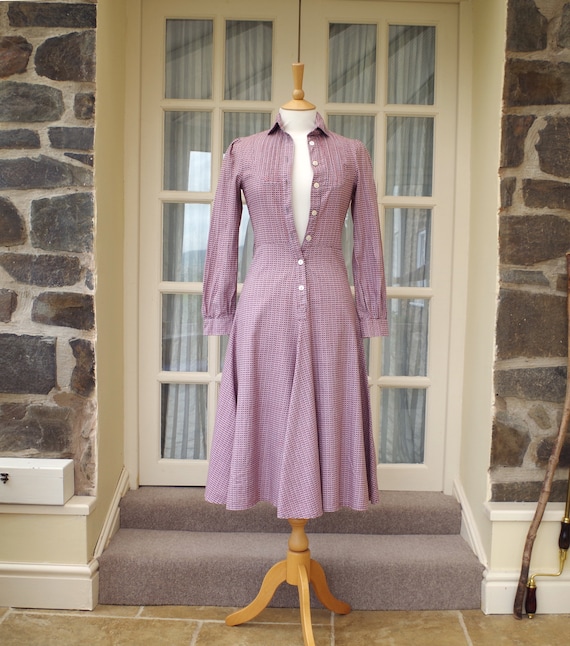 Vintage Laura Ashley Dress XS UK 8 Made in Wales 1