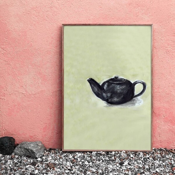 Teapot Art Etsy UK