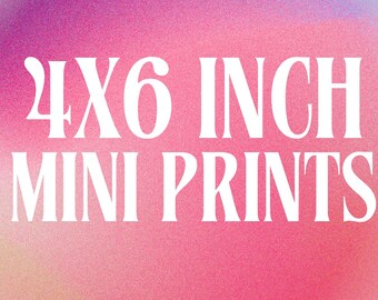 4 x 6 mini impressions