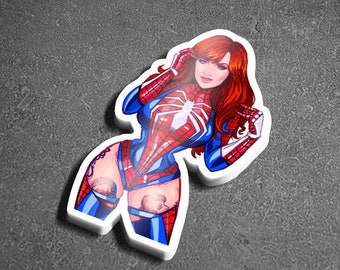 Spider- Woman Cosplay Sticker