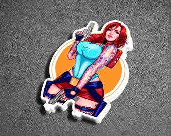 Tomb Raider Cosplay Sticker
