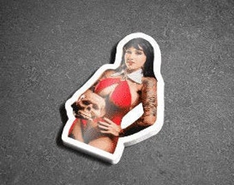 Erica Fett Vampirella Cosplay Sticker