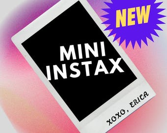 NOUVELLES options ! Mini Instax